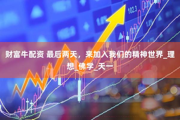 财富牛配资 最后两天，来加入我们的精神世界_理想_佛学_天一